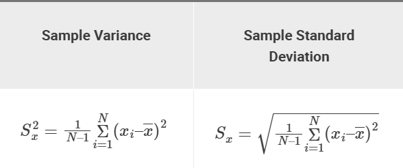 <p>measure of how much variation exists in data set</p><p>average of squared differences from the mean (sd squared)</p>