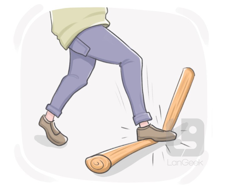 <p><strong>to cause something that is thin to break suddenly and quickly with a cracking sound:</strong></p><p><br></p>