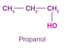 <p>carbon chain/attached name + “ol”</p>