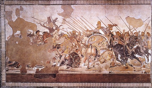 <p>Pompeii. Republican Roman. c. 100 B.C.E. Mosaic.</p>