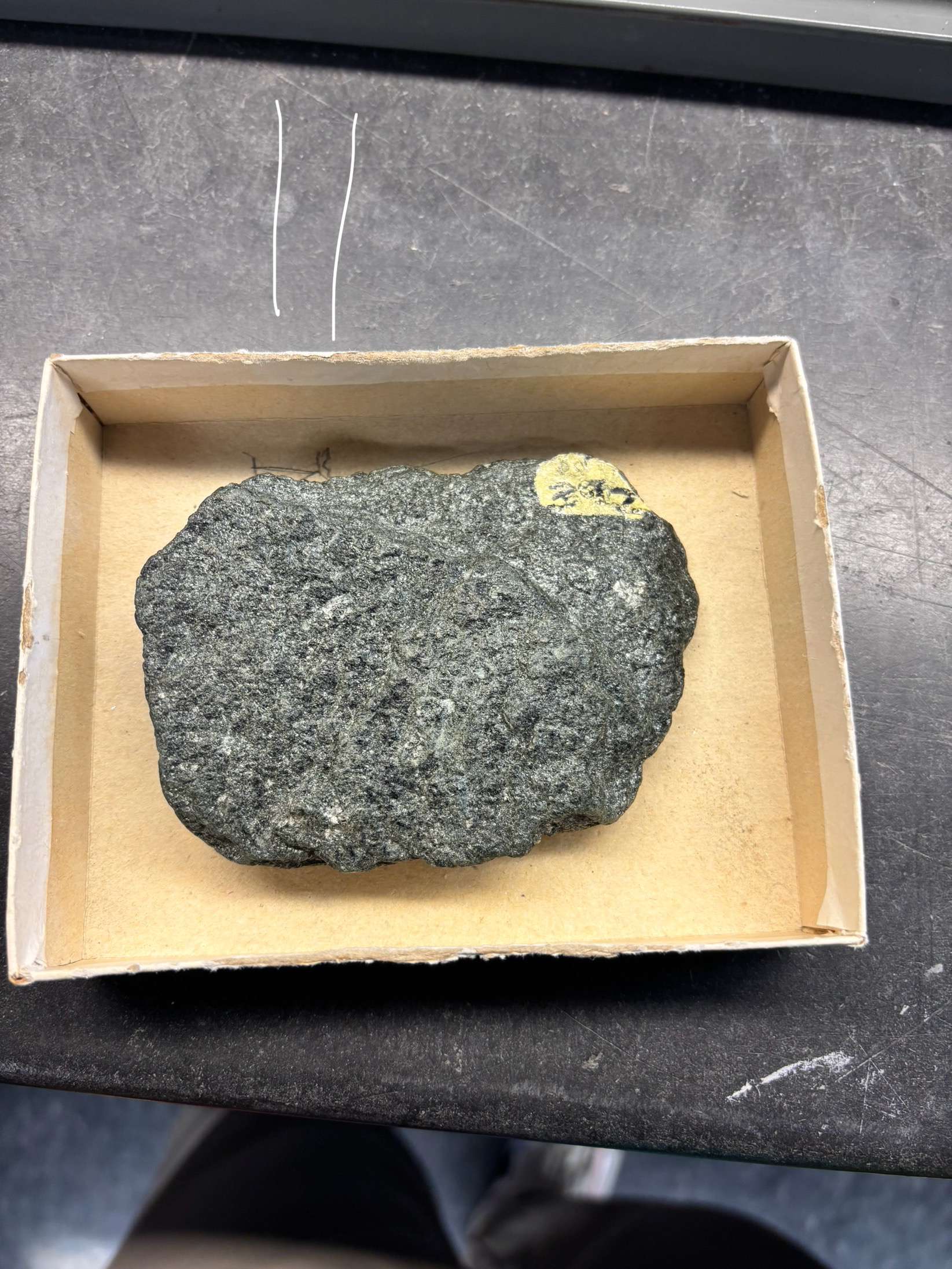 <p>Minerals Present ?</p><p>Overall texture ?</p><p>Rock Name ?</p>