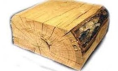 top left and top right roundage of wood