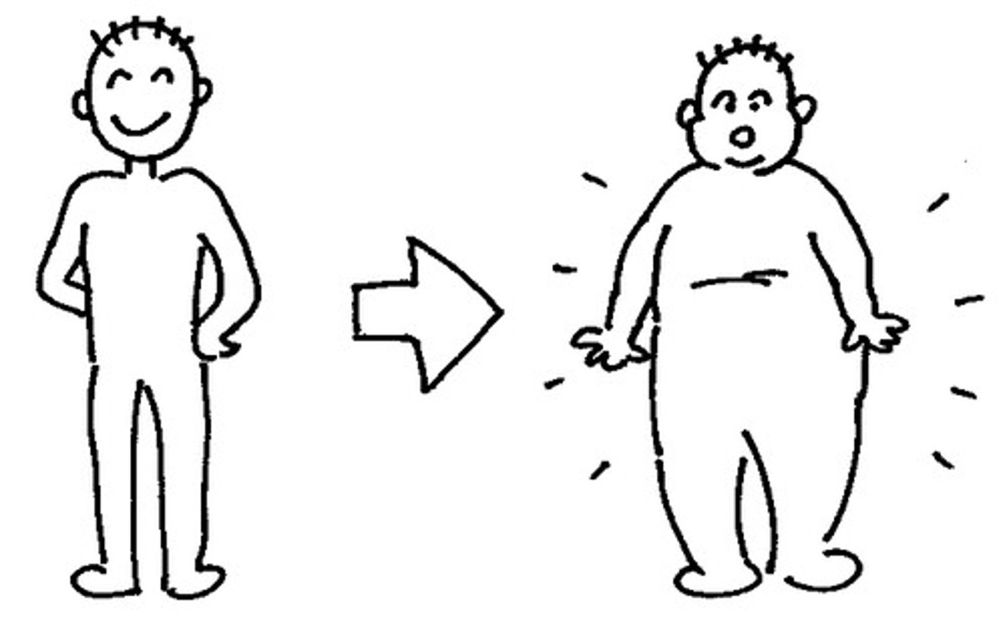 <p>to gain weight</p>