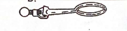 <p>clamped on ring stand to support objects&nbsp;</p>