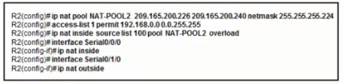 <p>NAT-POOL2 is bound to the wrong ACL</p>