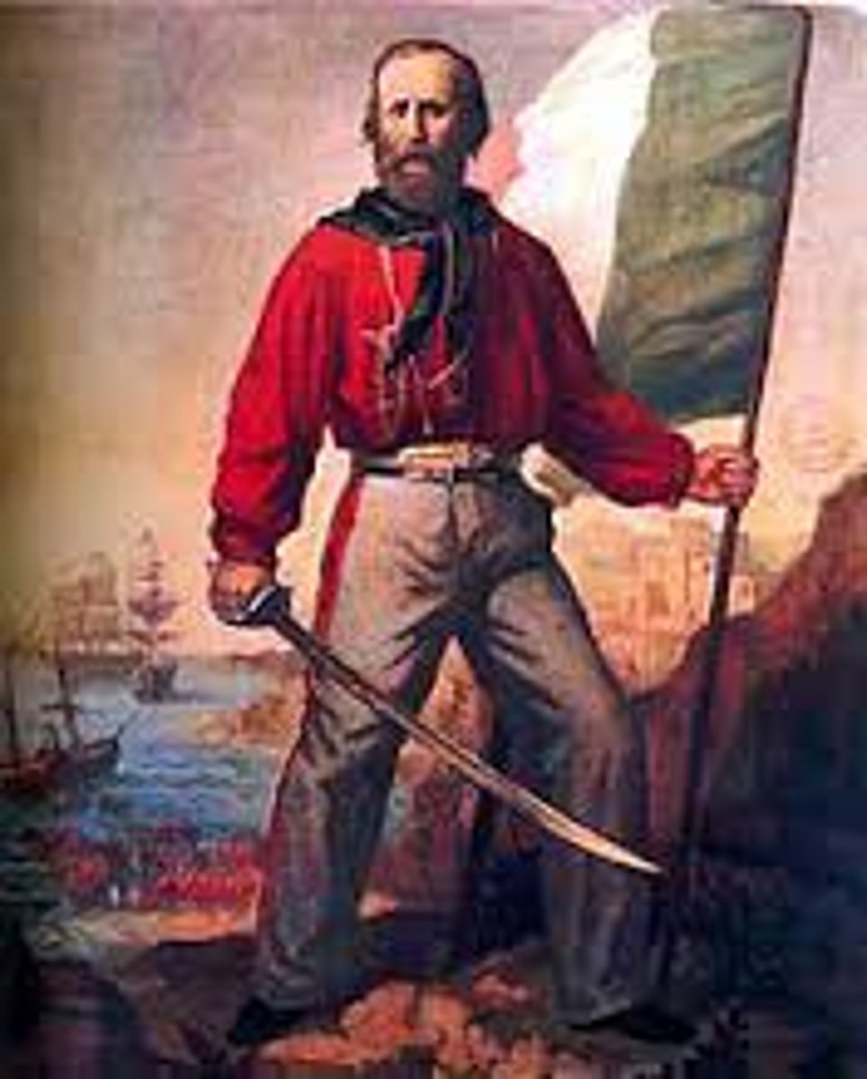 <p>Italian nationalist who led the Red Shirts to conquer southern Italy, which he later handed over to King Victor Emmanuel II in 1860.</p>