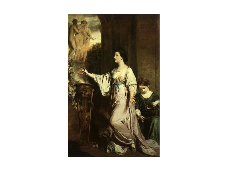 <p><em>Lady Sarah Bunbury Sacrificing to the Graces</em></p>