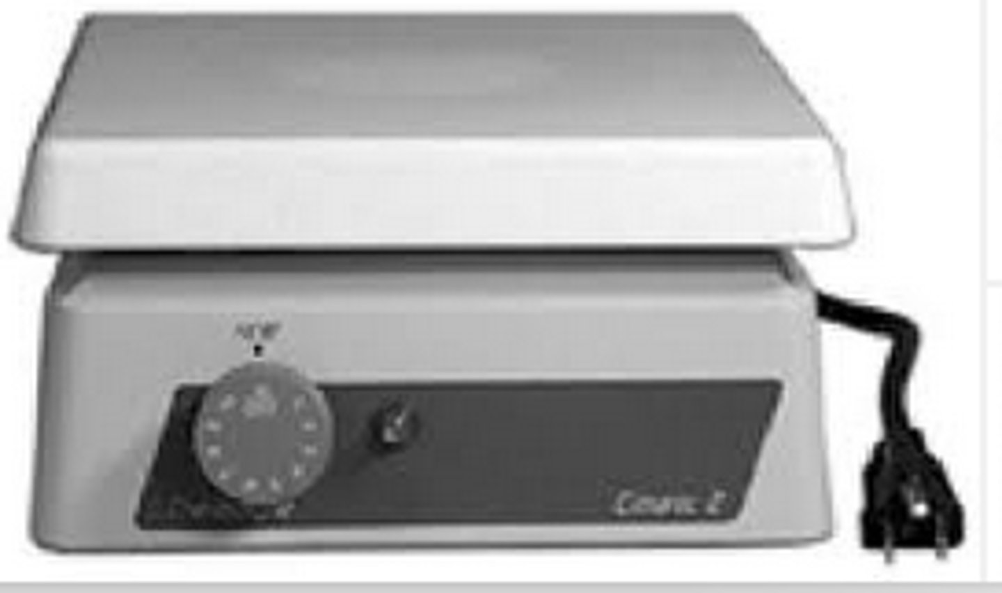 <p>A device used to stir and heat reactions sat on top of it</p>