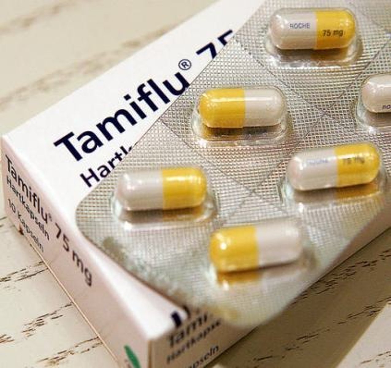 <p>Blocks neuraminidase, used against influenza.</p>