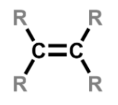 <p>R= H or any carbon group.</p>