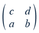 <p>What happens if the rows are flipped?</p>