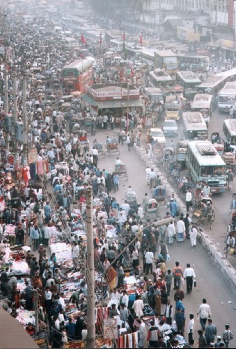 <p>Lack of resources, lack of jobs, not enough sanitation, pollution, lack of housing, lack of or increased costs of food and other resources.</p>
