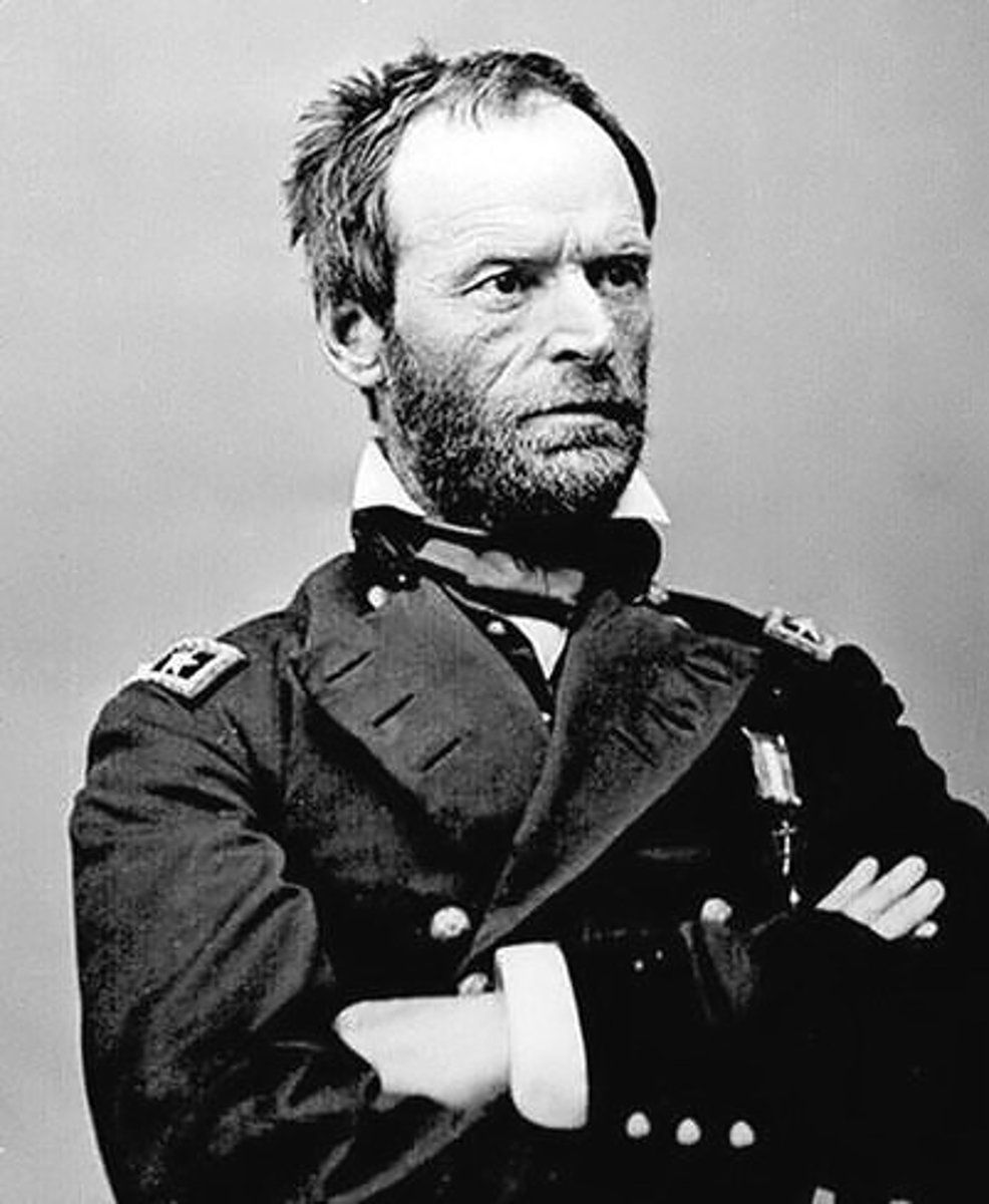 <p>Union general who captured Atlanta and who "marched to the sea"</p>