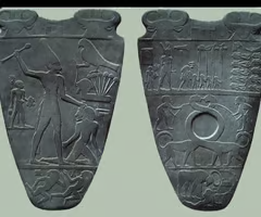 <p>celebrate Narmer’s military “victories” over Lower Egypt</p>