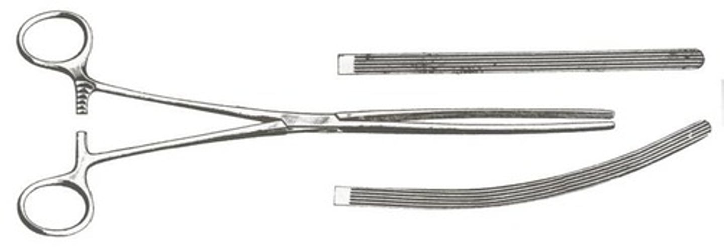 <p>use on tissue remaining in patient. non traumatic </p>