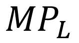 Marginal Product of Labor 