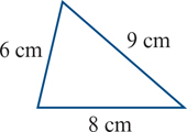 <p>use heron’s rule to find the area of the triangle</p>