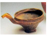 <p>“Toilet Bowl” Shape-Wishbone Handle-Decorated w/ one of two options: 1) Plastic decor 2) painted lines</p>