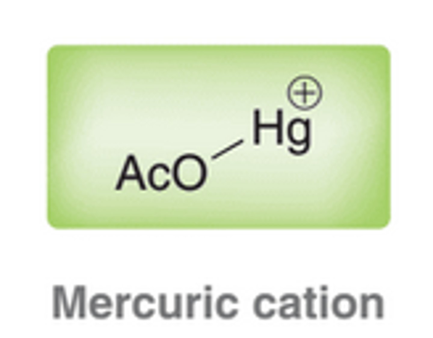 <p>The mercuric cation is a powerful electrophile and is subject to attack by a nucleophile, such as the pi bond of an alkene. When a pi bond attacks a mercuric cation, the nature of the resulting intermediate is quire different from the nature of the intermediate formed when a pi bond is simply protonated.</p>