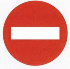 <p>No Vehicle Entry</p>