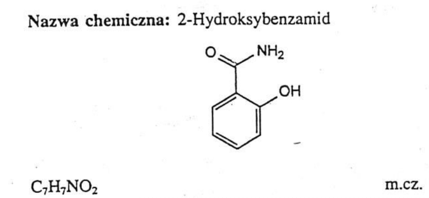<p>alkalimetrycznie (bez H2O) i kolorymetrycznie po reakcji z FeCl3 wg podręcznika E. Pawełczyka</p>
