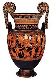 <p>Which mythological figures are present on the Pronomos Painter volute krater, and why?</p>