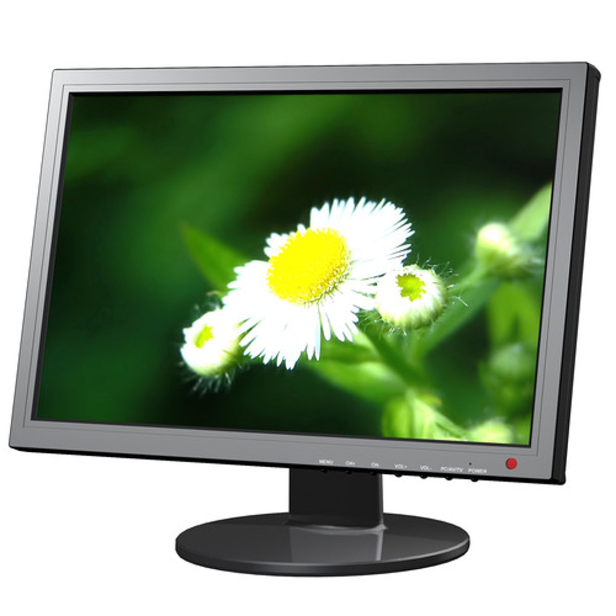 <p>Flat-panel display that manipulates light from a backlight to produce images.</p>