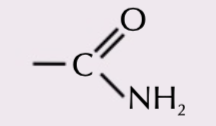 <p>-C=O-NH2, CnH2n-1ONH2, -amide, eg ethanamide</p>