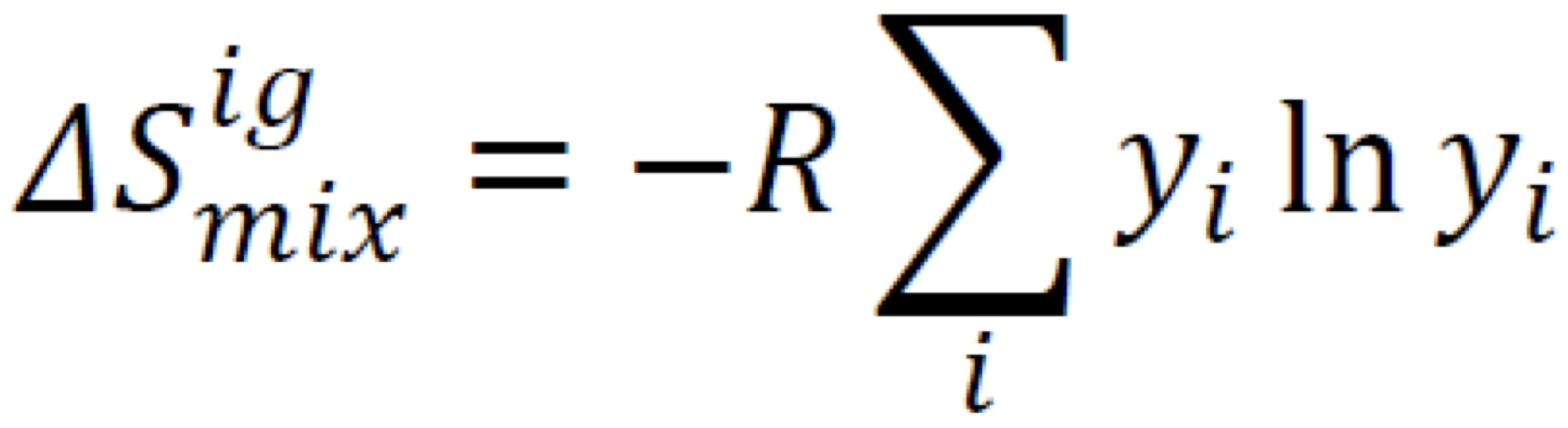 <p>Always positive (mixing = more molecular disorder)</p>