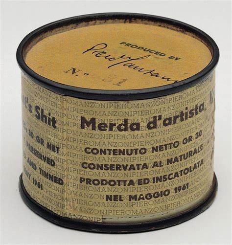 <p>Merda d’artista, 1961</p>