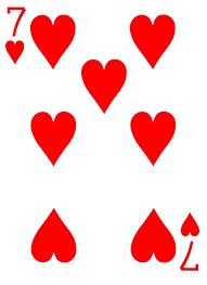 <p>7 of hearts. </p>