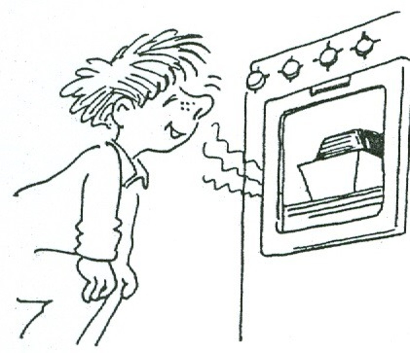 <p>to smell</p>