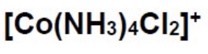 <p>draw the cis and trans isomers for this complex </p>