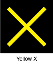 <p>Yellow X</p>