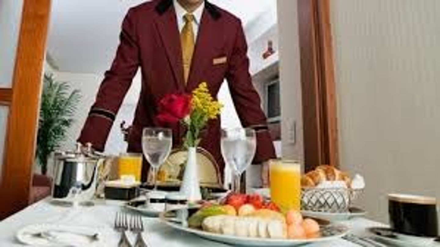 <p>room service</p>