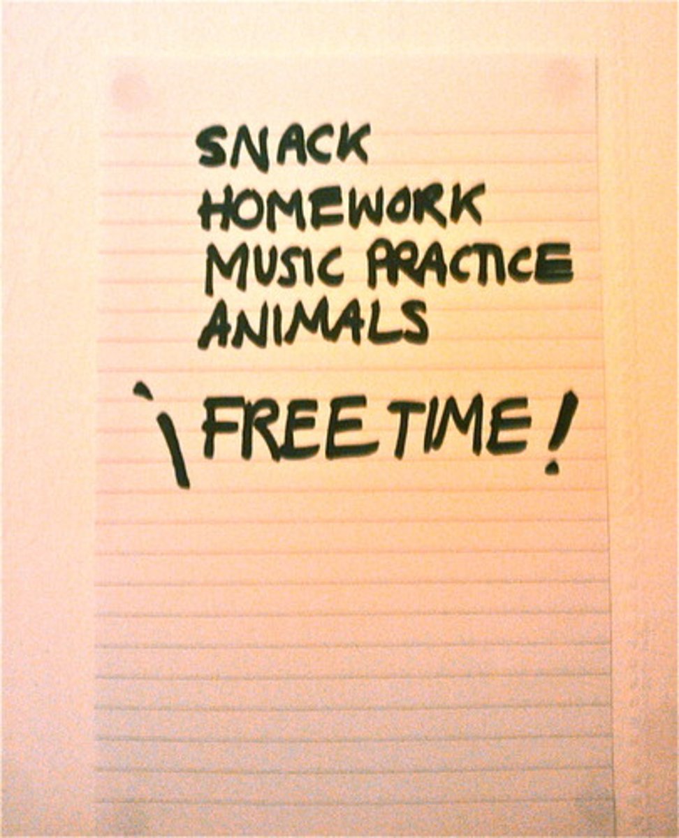 <p>spare (free time)</p>