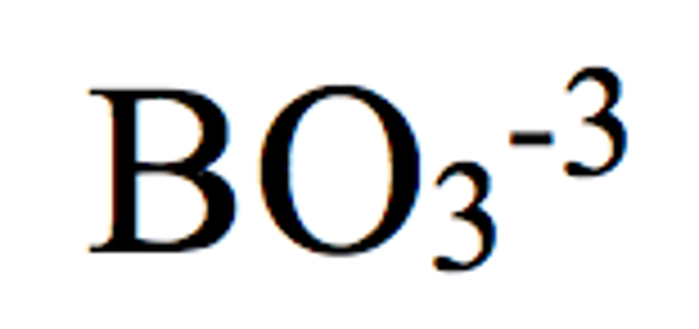 <p>Polyatomic Anion (-3 Charge)</p>