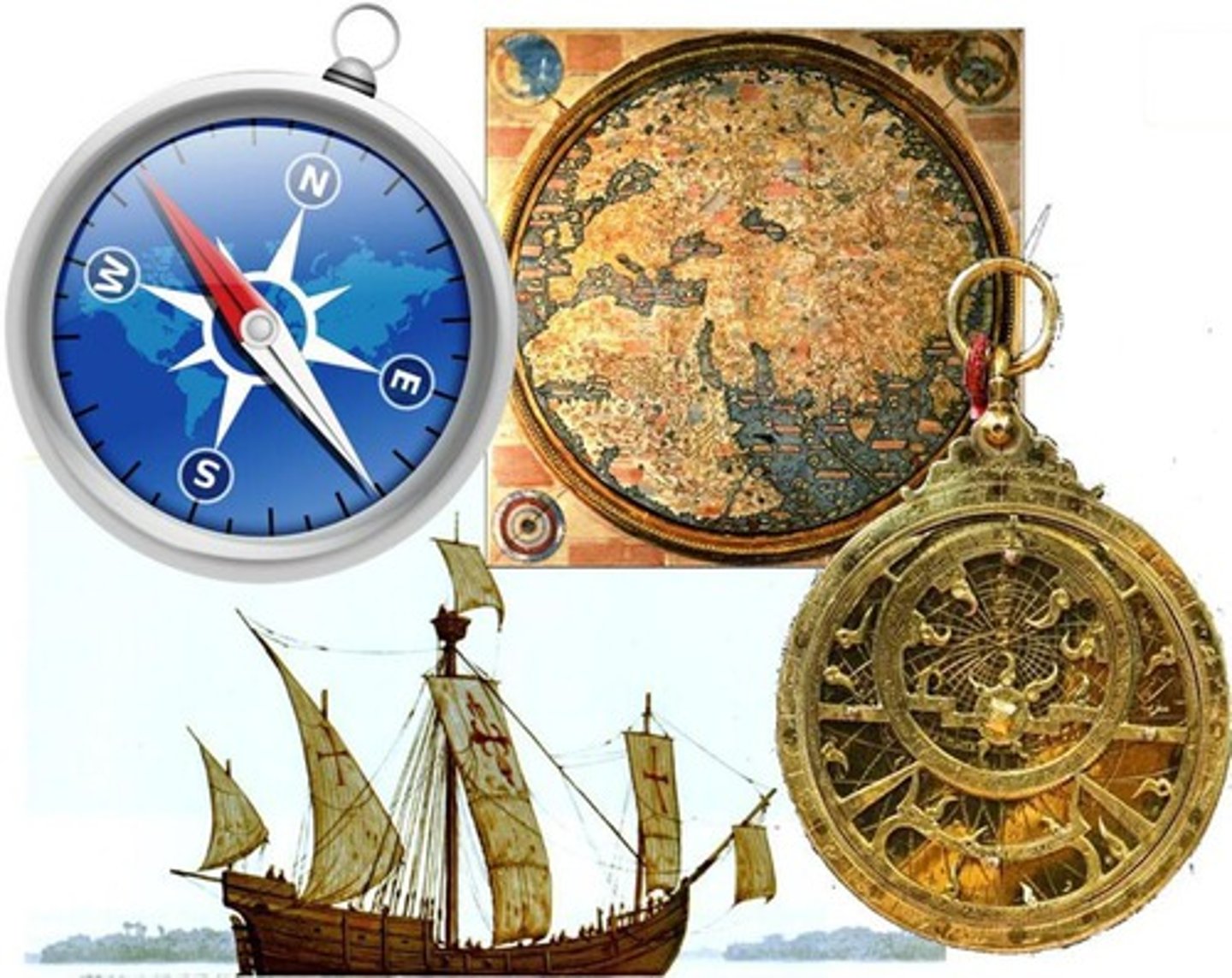 <p>The "Age of Exploration," sometimes also called the "Age of Discovery," is an informal and loosely defined term for the early modern period approximately from the 1400s to the 1700s in European history, in which seafaring Europeans explored regions across the globe, most of which were already inhabited. It was triggered in part by the fall of Constantinople (now Istanbul) to the Ottoman Empire in 1453, after which Christian Europeans sought to cut out the Muslim middlemen of the land-based Silk Road trade by finding new water routes to India, China, and the islands of the East Indies which were the sources of silk, tea, spices, porcelain, and other luxury goods on which international trade of the early modern era centered. With the aid of new long-distance ships called "caravels" as well as navigational devices such as the compass and the quadrant, the Portuguese first established a shipping route around the Southern tip of Africa in the late 1400s. Others would follow, and the European conquest of America started as an offshoot of this quest for a sea route to Asia.</p>