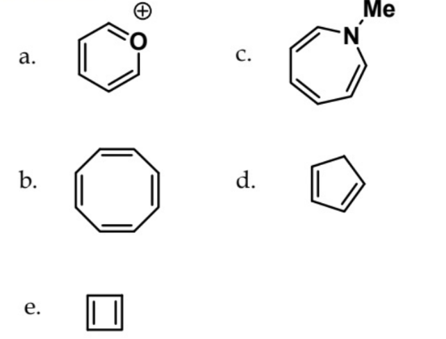 <p>which one is aromatic</p>