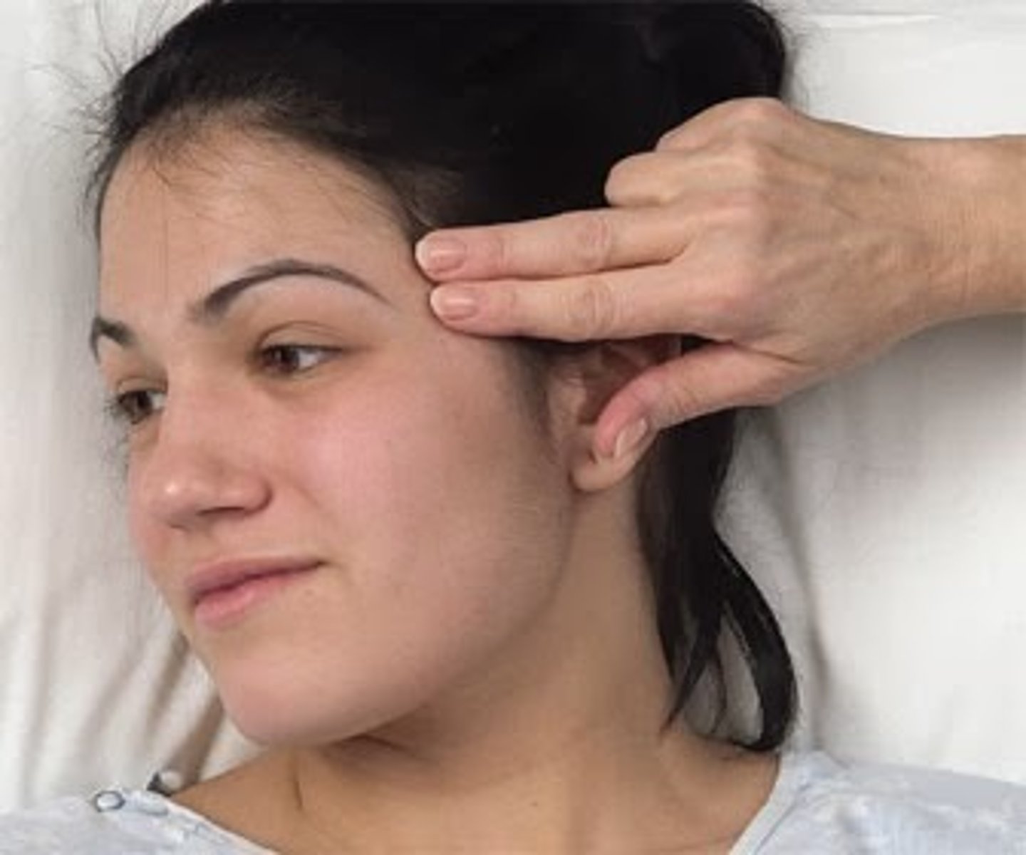 <p>pulse point located in the temples of the head, parallel/lateral to the eyes</p><p>used to evaluate circulation to the head and brain, not necessarily to palpate pulse rate.</p>