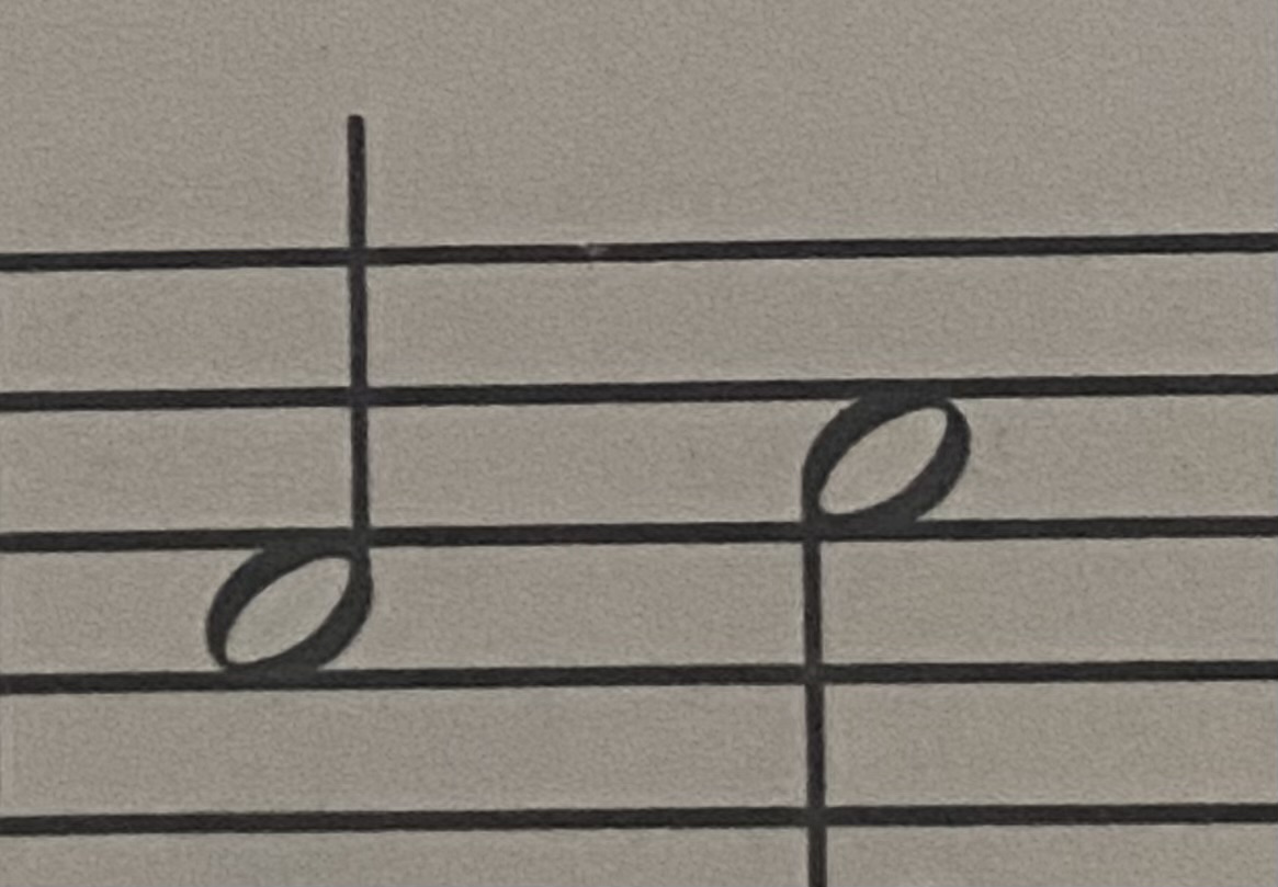 <p>Name the Left Hand Melodic Interval</p>