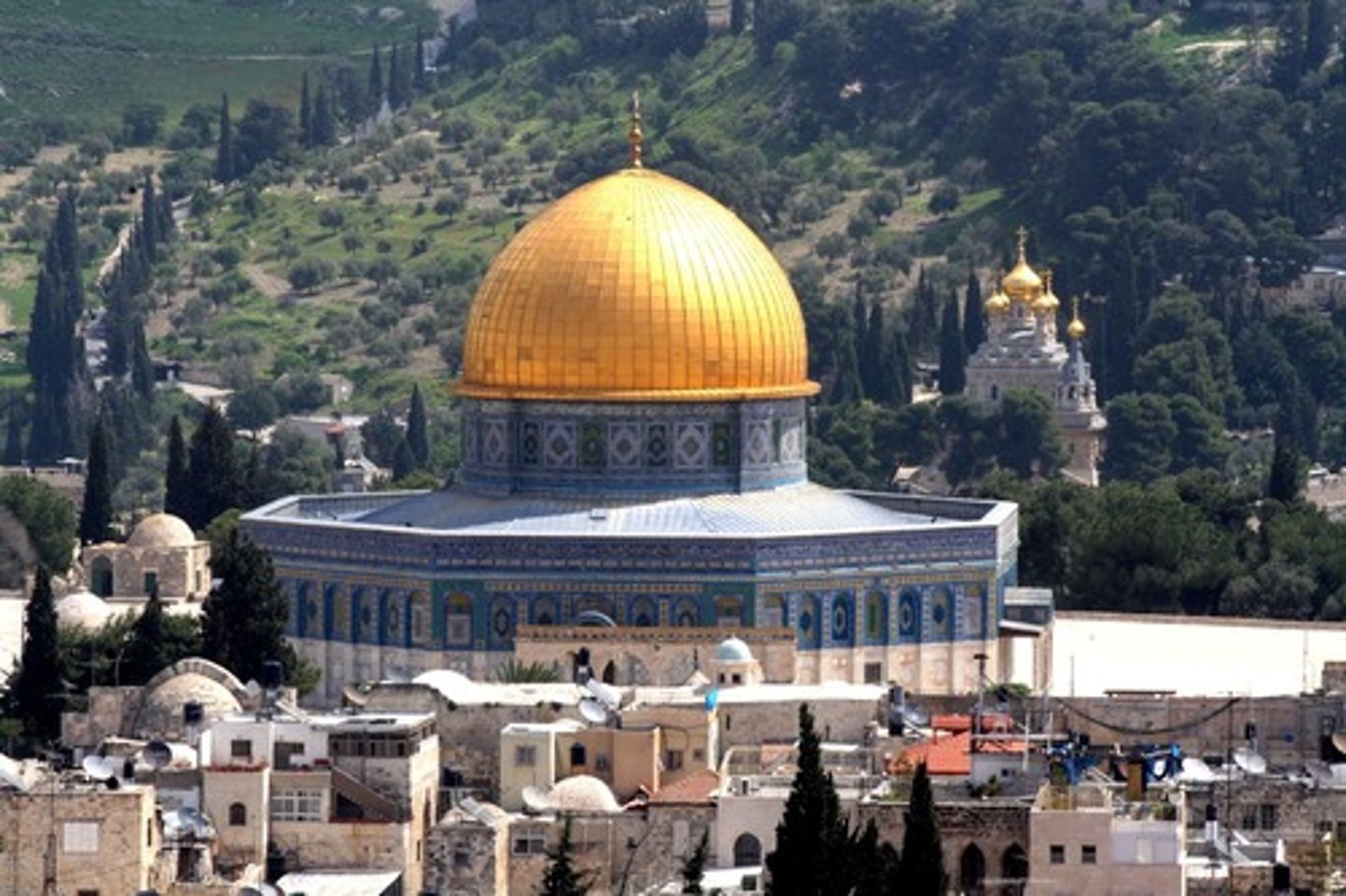 <p>A city regarded as being holy by Christians, Muslims, and Jews.</p>