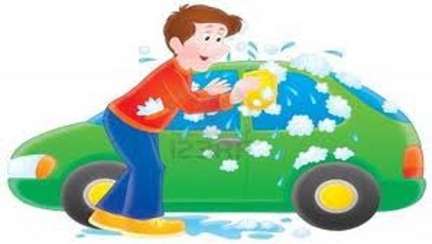 <p>to wash</p>
