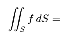 <p>Surface integral of a scalar function using parametrized surfaces, where r is defined w/ u and v</p>