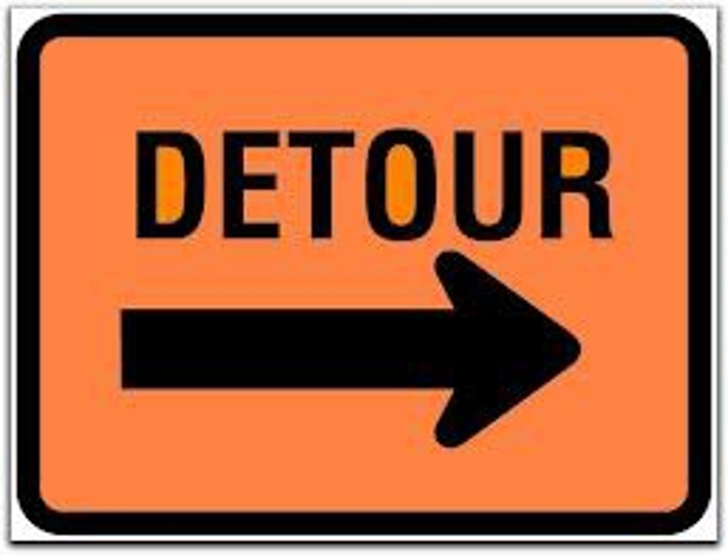 <p>You often see this sign when...</p>