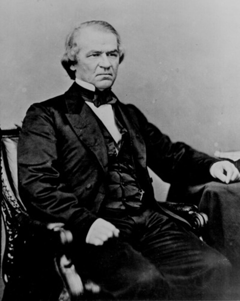 <p>17th President of the United States<br>During Reconstruction<br>Was brought up for impeachment</p>