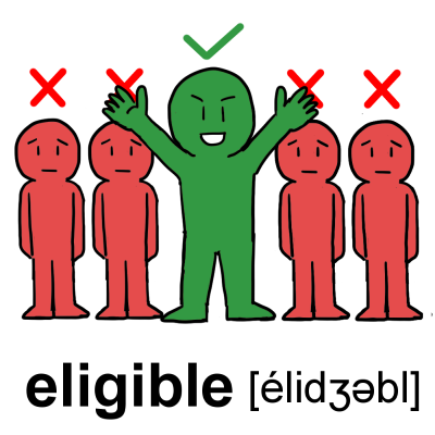 <p>eligible</p>