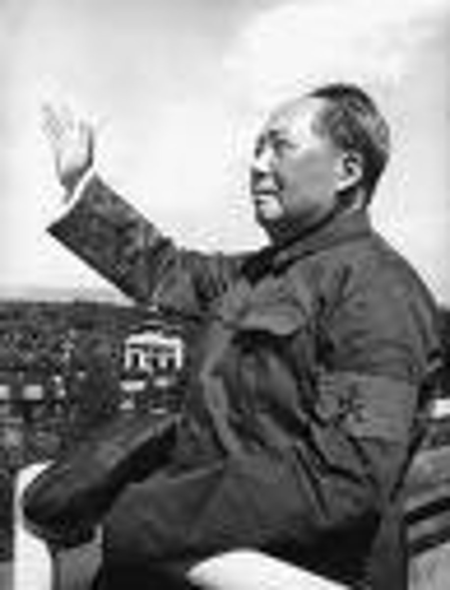 <p>a Chinese communist revolutionary and founding father of the People's Republic of China.</p>