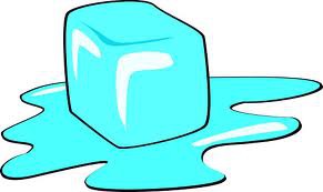 Solid changes into liquid.
Internal energy increases. 
Potential energy of the particles increase as bonds break. 
Temperature remains constant as average kinetic energy of the particles stays constant.