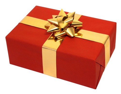 <p>gift, present</p>